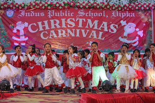 Colourful Christmas celebration