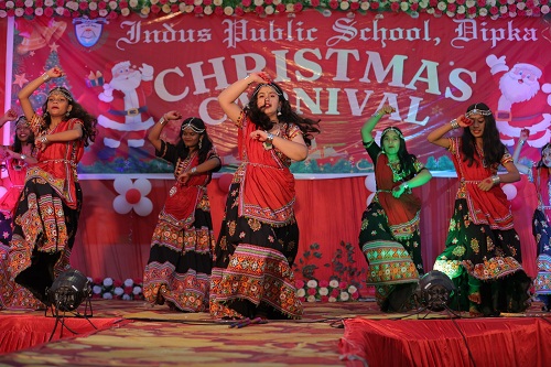 Colourful Christmas celebration