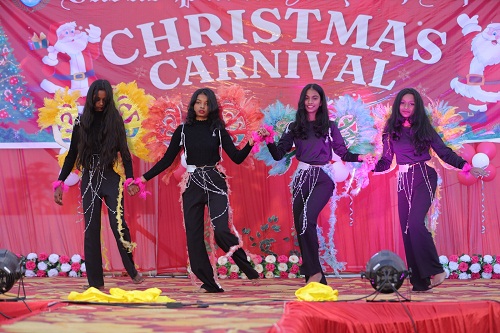 Colourful Christmas celebration