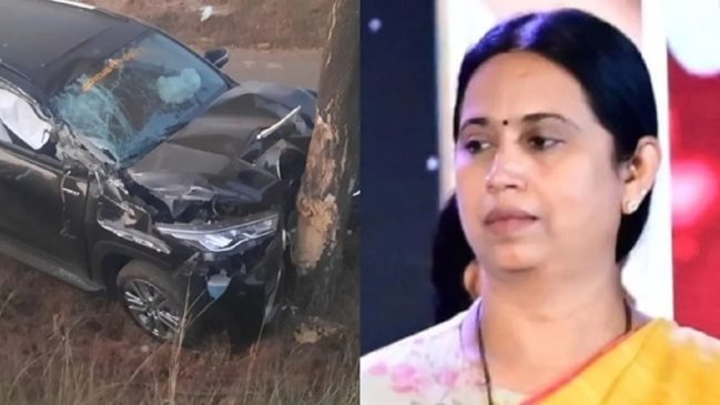 Road accident: Women and Child Development Welfare Minister's car met with an accident